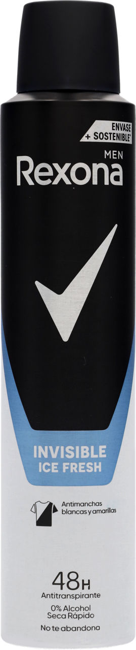 REXONA® Desodorante en espray Invisible ice fresh Desodorante en espray ...