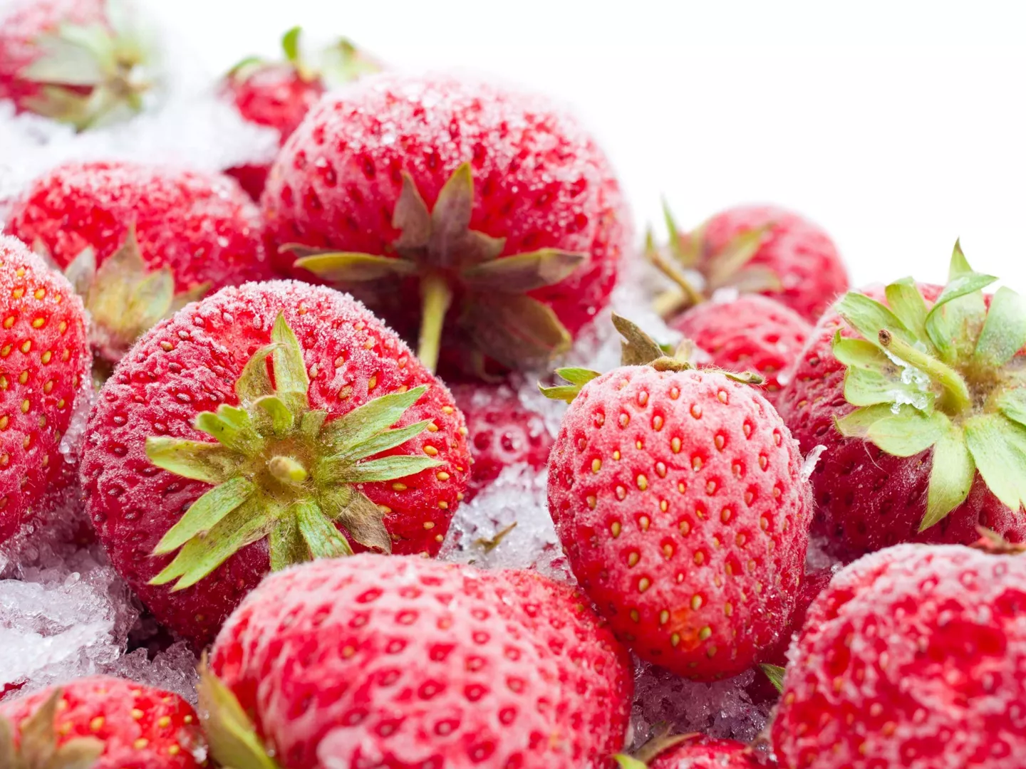 Primer plano fresas congeladas | ALDI Supermercados