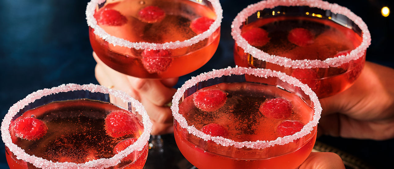 Cocktail met bubbels bij ALDI