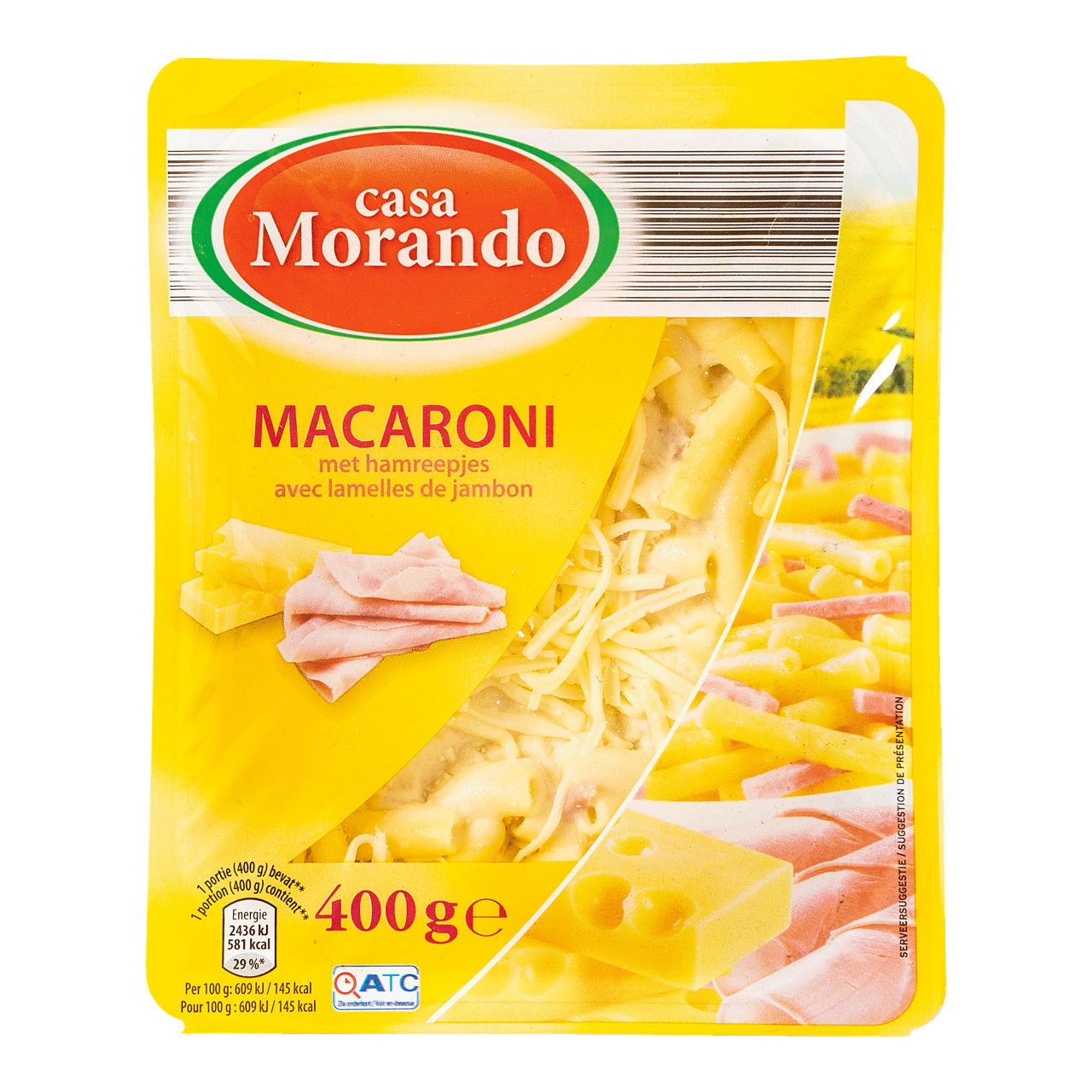 CASA MORANDO® Macaroni met ham en kaas