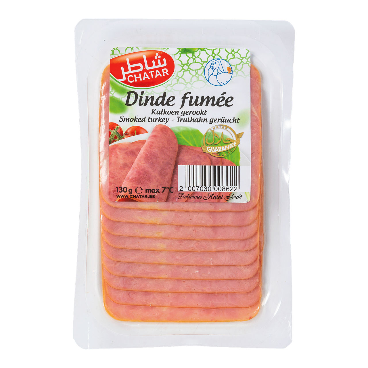 CHATAR® Gerookte kalkoenham