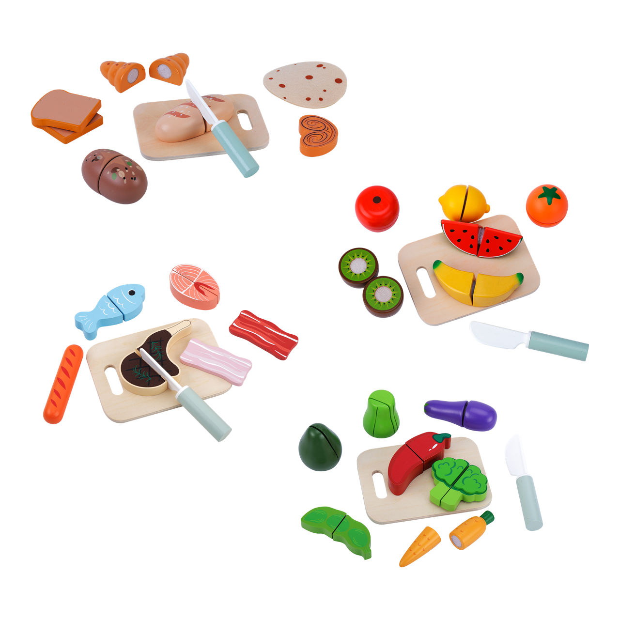 TOYLINO Houten keukenspeelset
