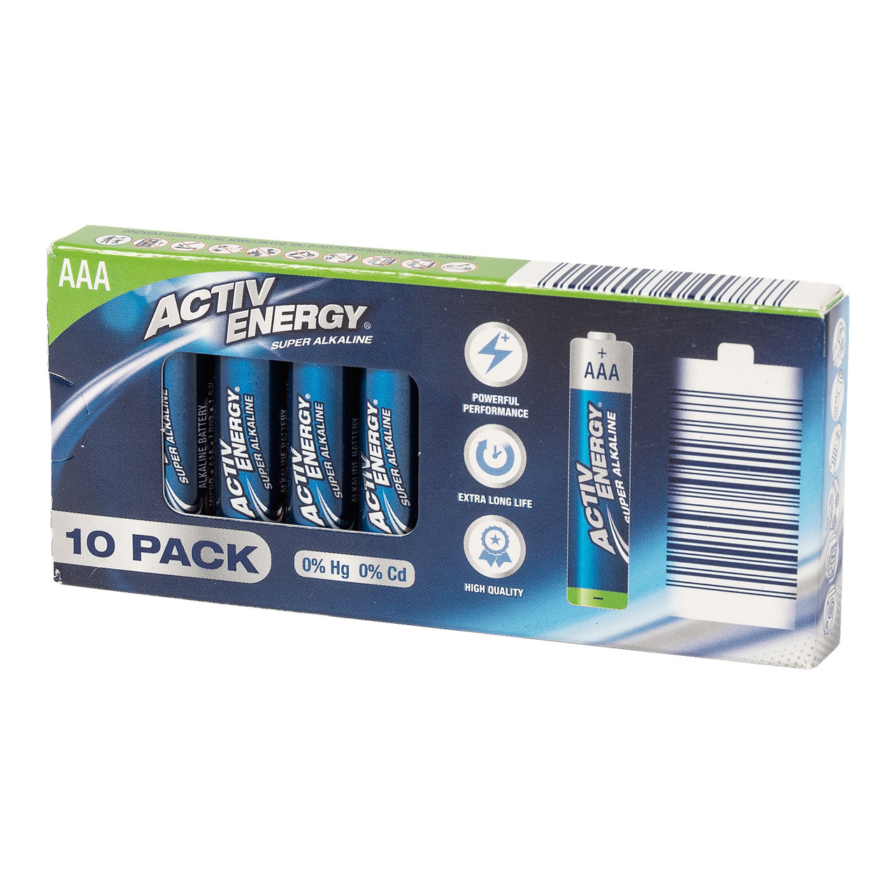 ACTIV ENERGY® AAA-batterijen