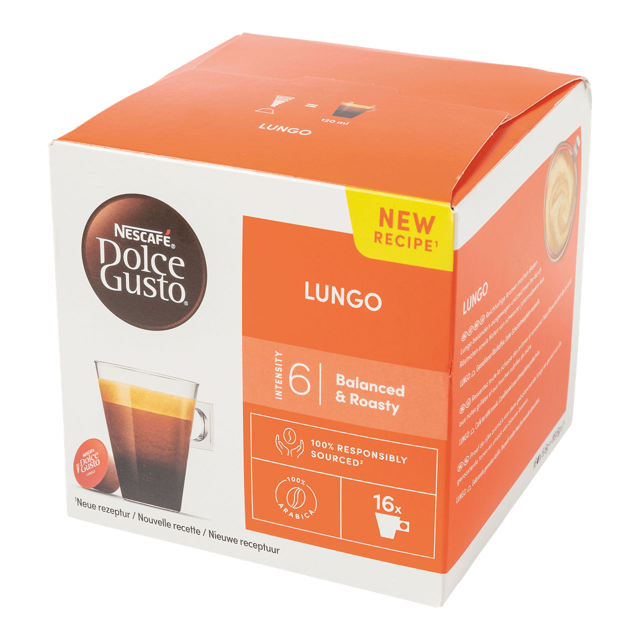 Nescafé Dolce Gusto lungo-capsules, 16 st.