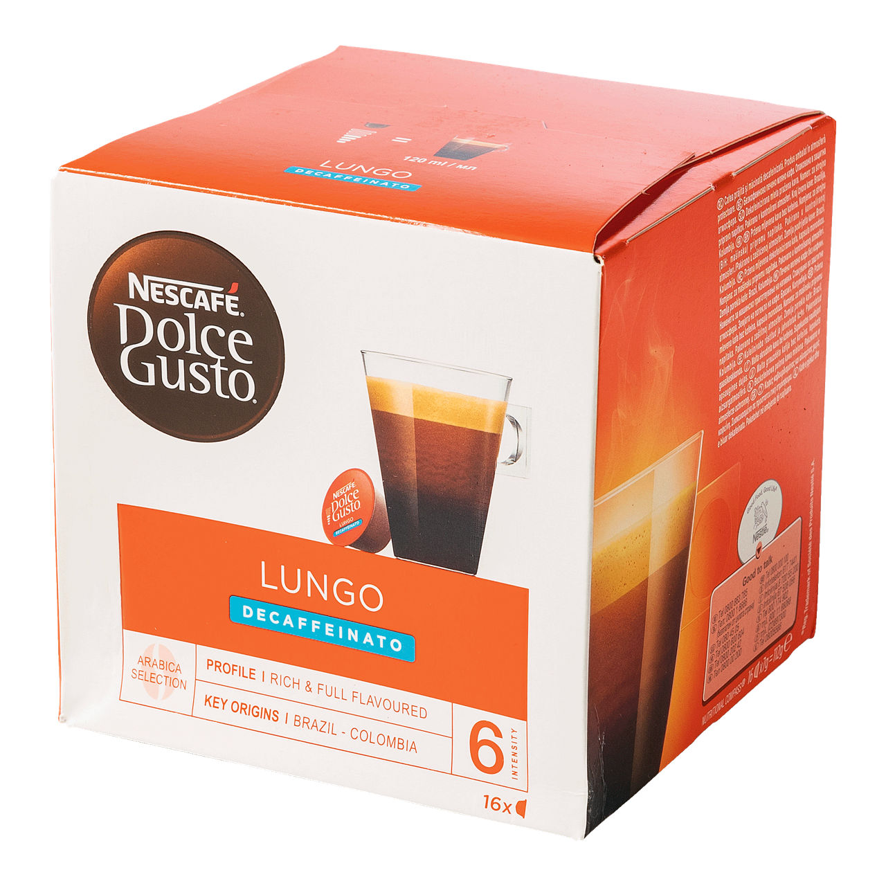 NESCAFÉ/DOLCE GUSTO Nescafé Dolce Gusto lungo decaf, 16 st. (16 st., per 2 dozen)
