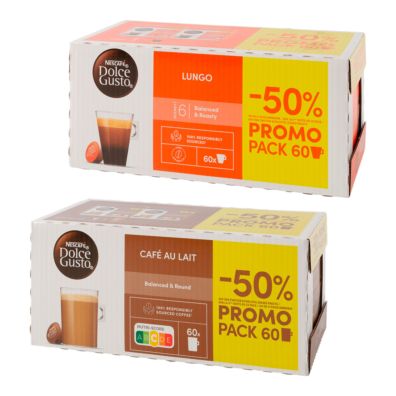 NESCAFÉ/DOLCE GUSTO Koffiecapsules, duopack (2 x 30 st., 2 x 30 st.)