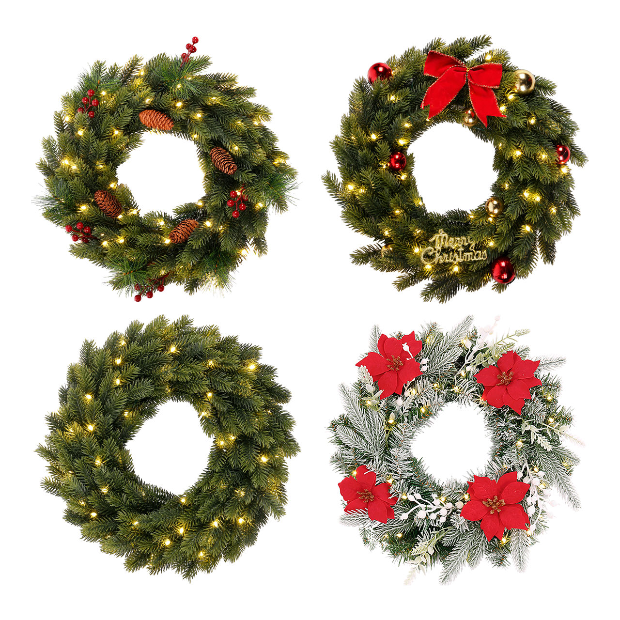 HOME CREATION Ledkerstkrans