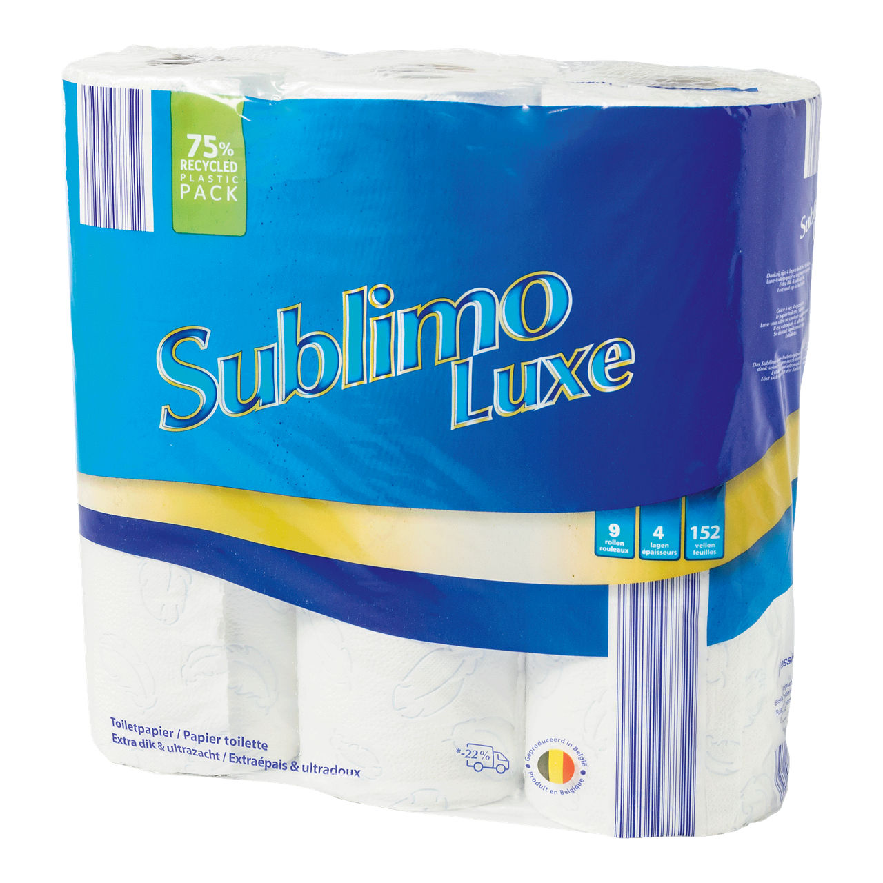 SUBLIMO Toiletpapier met motief, 9 st.