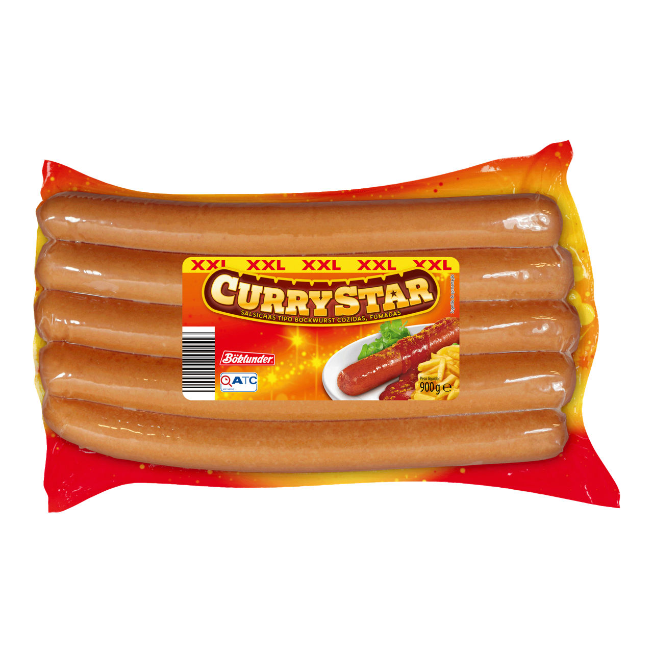CURRYSTAR Curryworst, 5 st. (5 x 180 g)