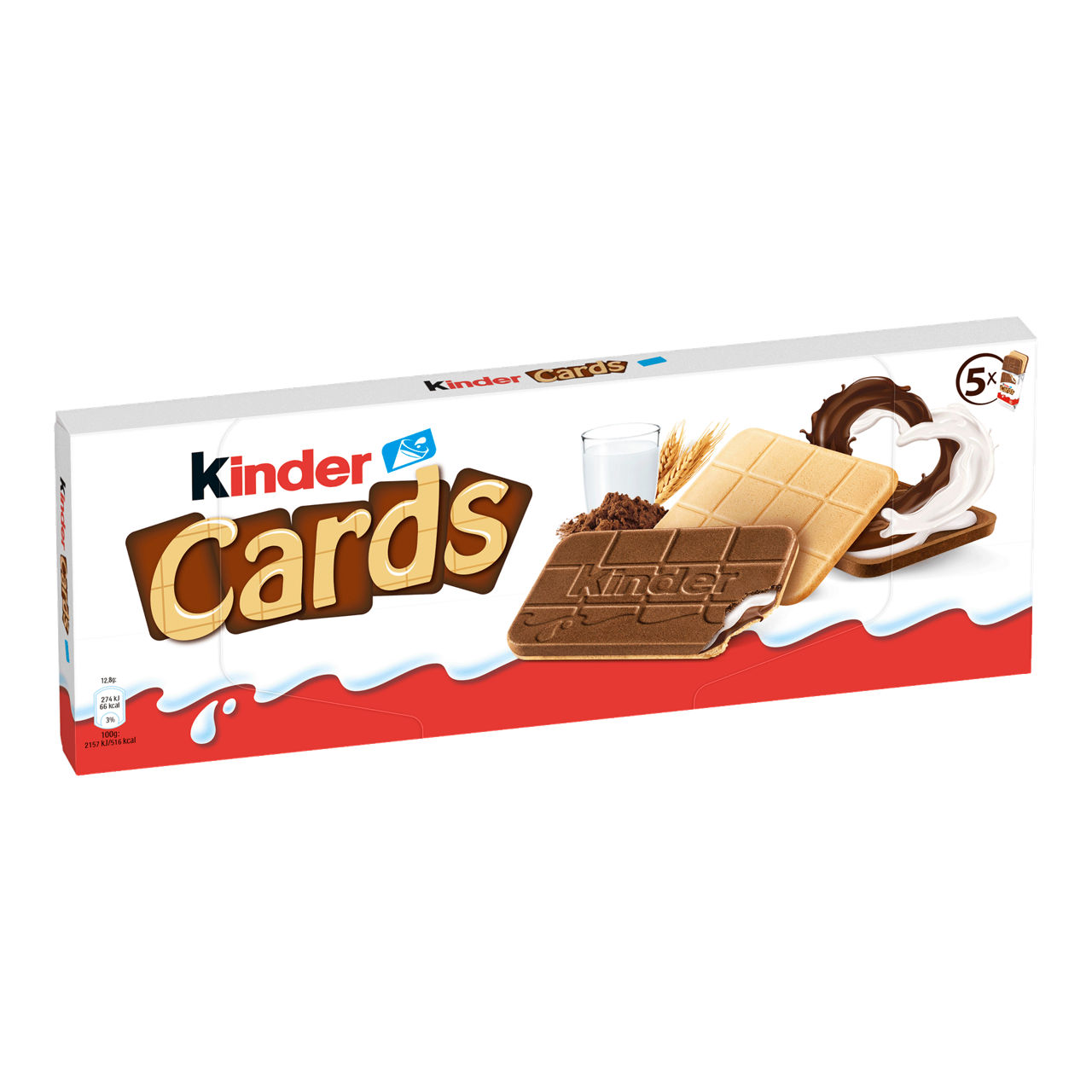 KINDER Kinder Cards, 5 st. (128 g)