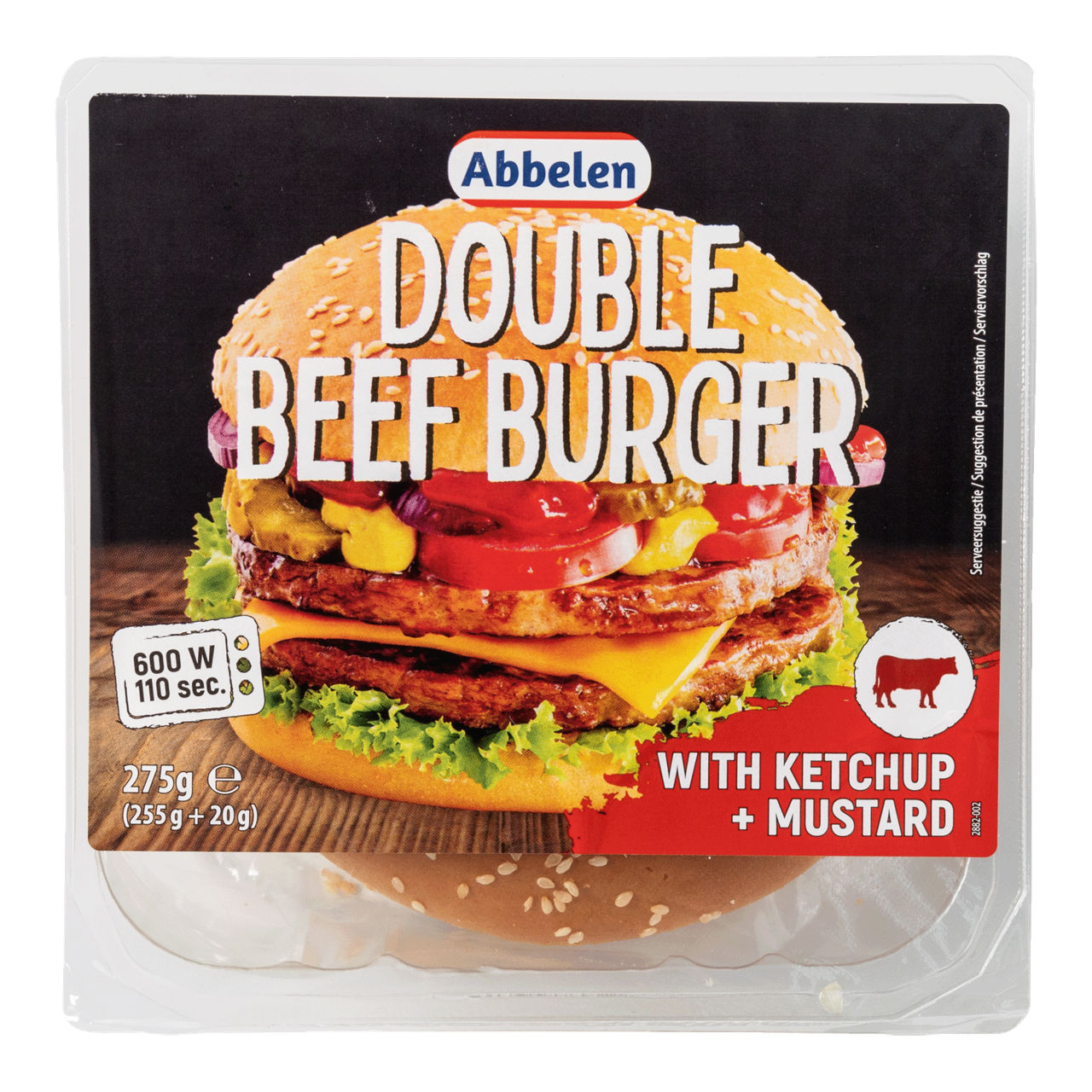 Double beef burger (275 g)