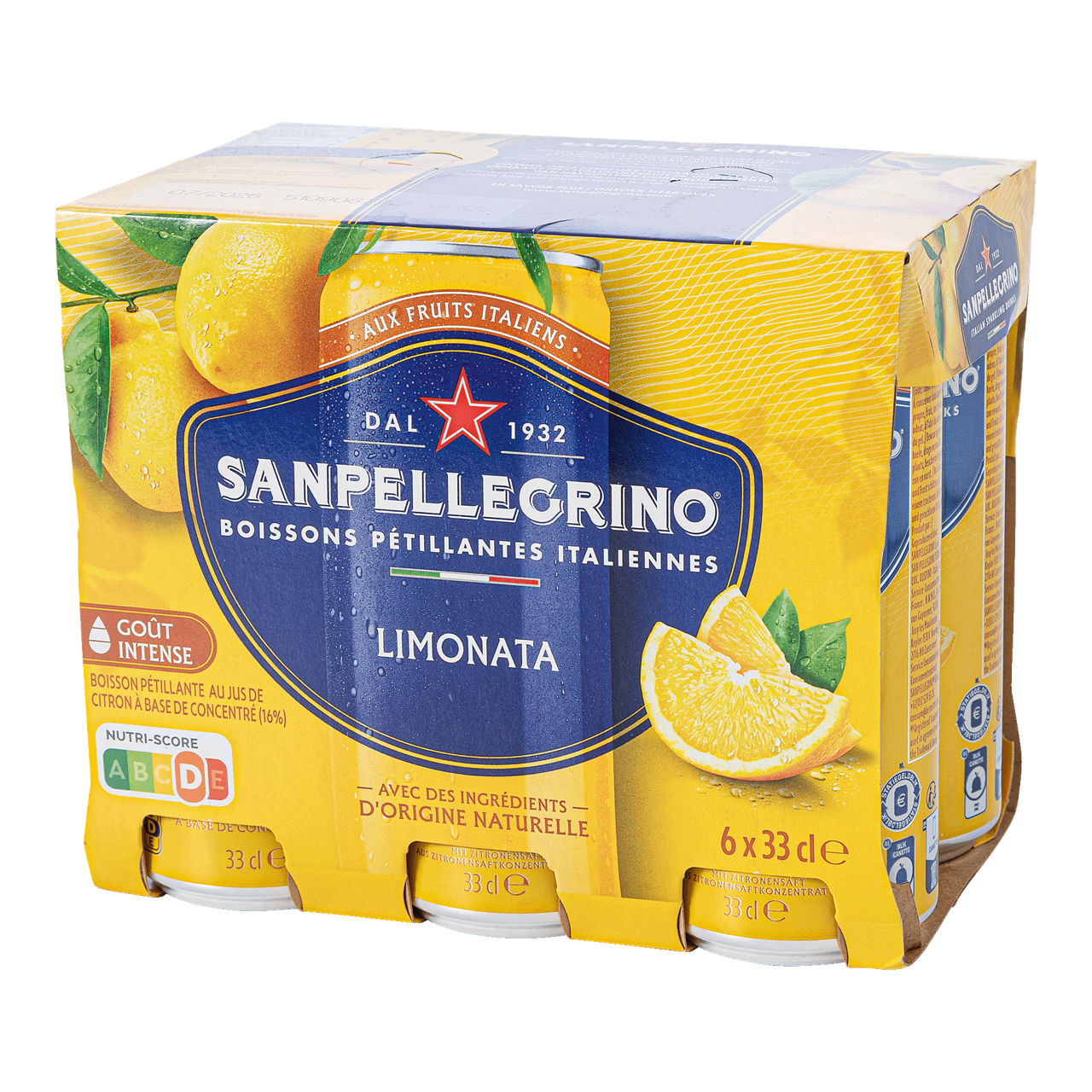 SAN PELLEGRINO Sanpellegrino limonata, 6 st. (6 x 33 cl)