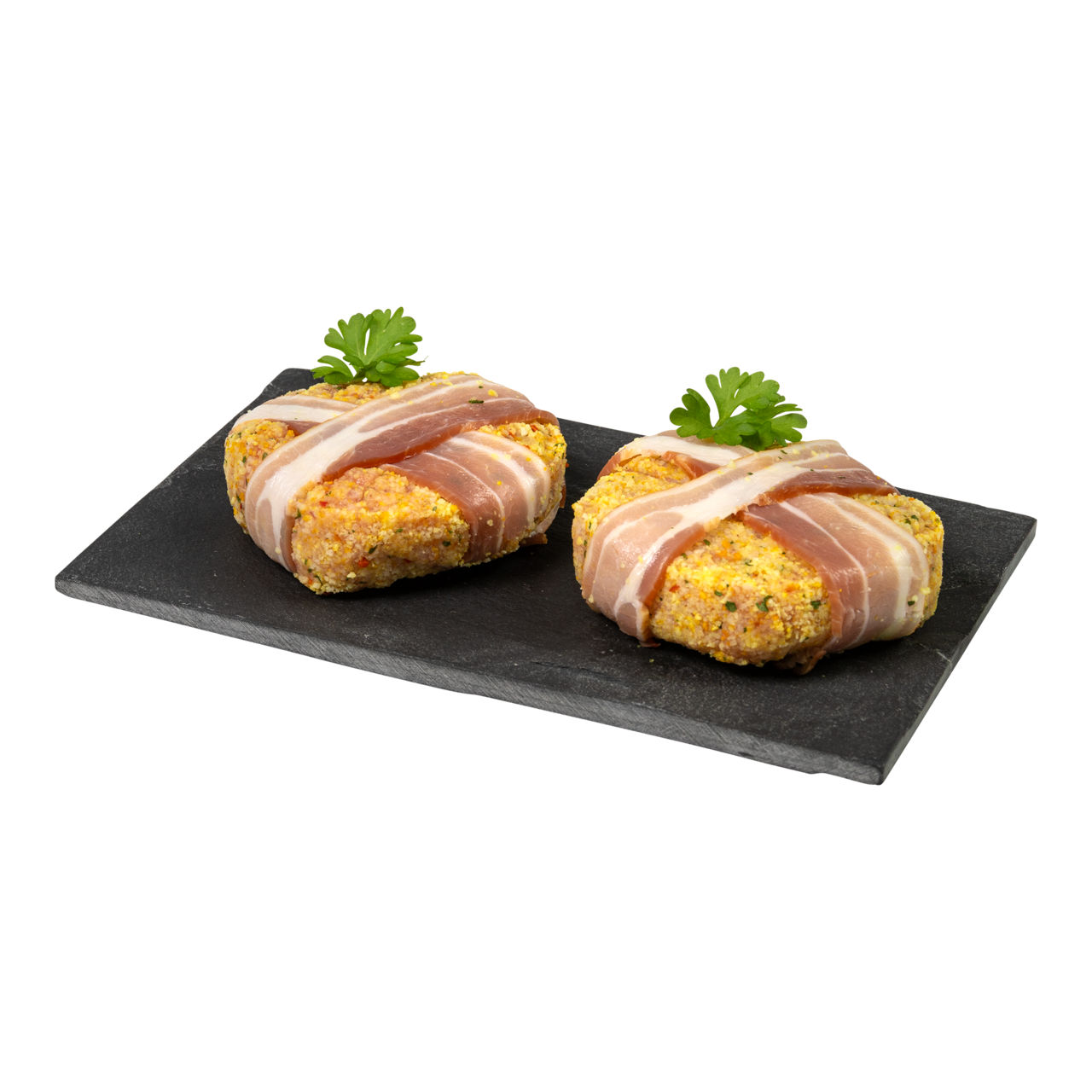 Kaasburger met spek, 2 st. (2 x 140 g)