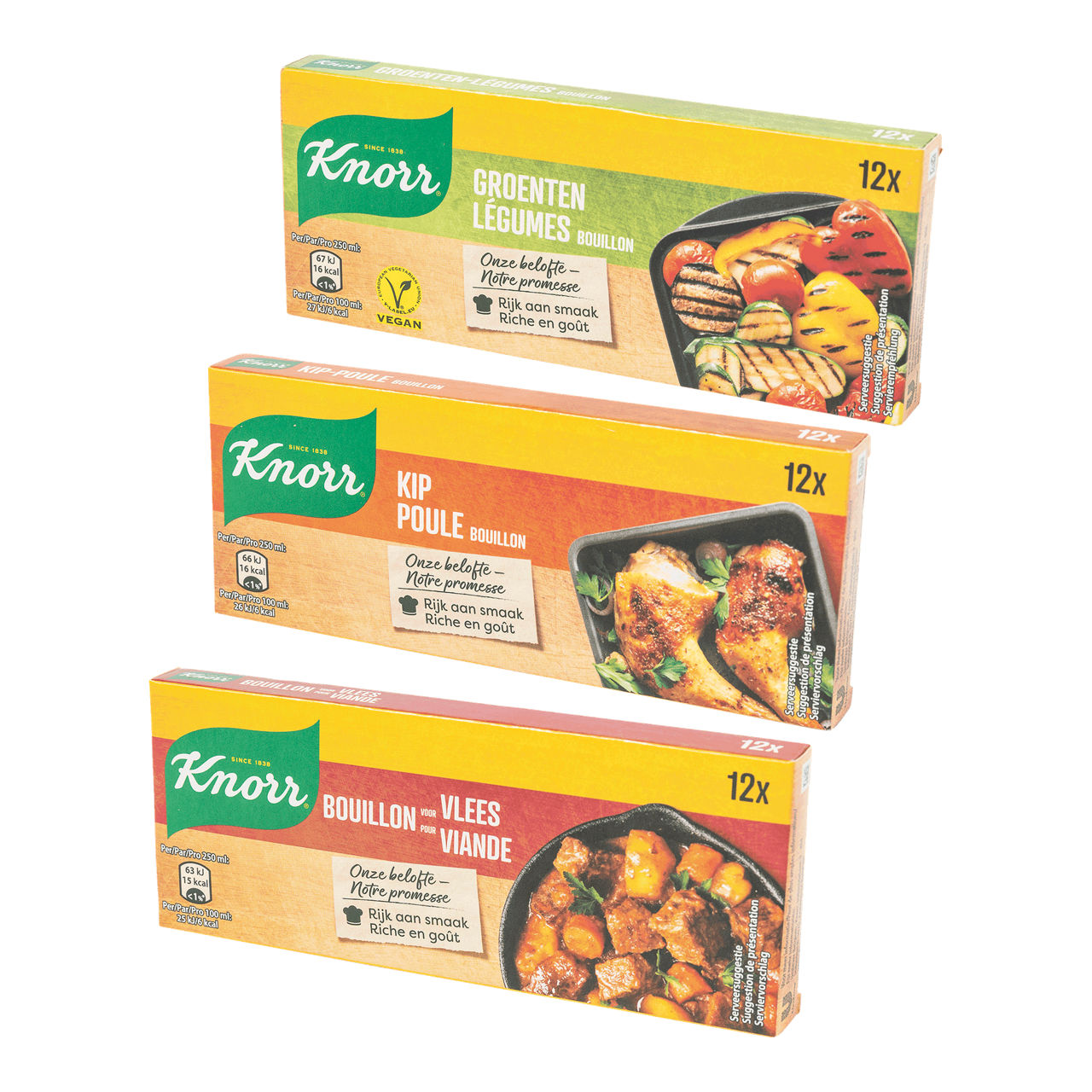 KNORR® Bouillonblokjes, 12 st.