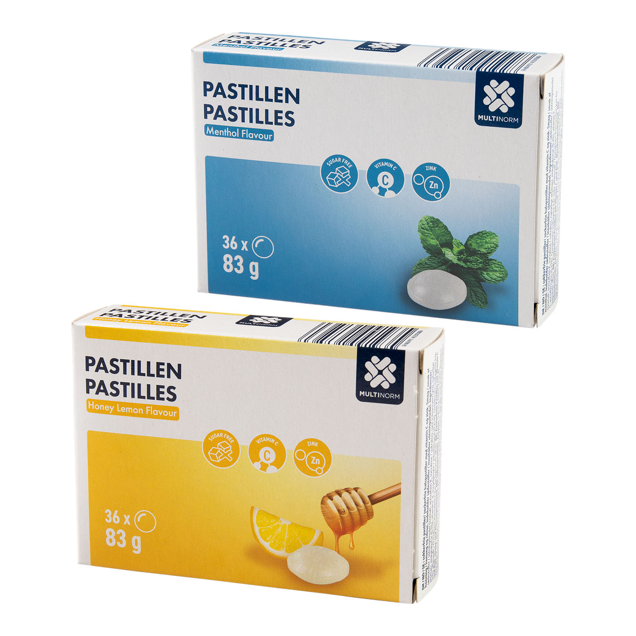 Multinorm Keelpastilles, 36 st.