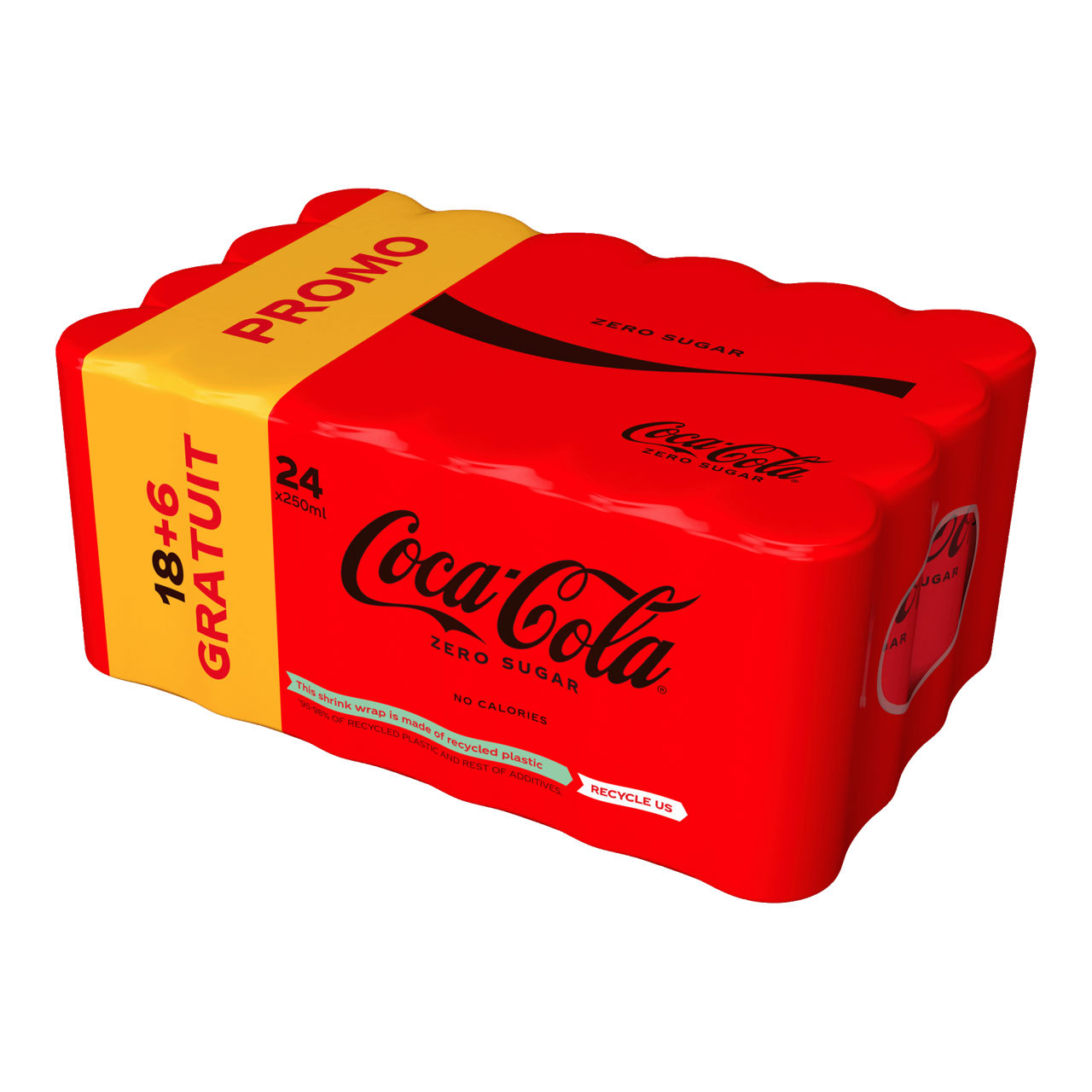 COCA-COLA Coca-Cola zero, 24 st. (24 x 25 cl)