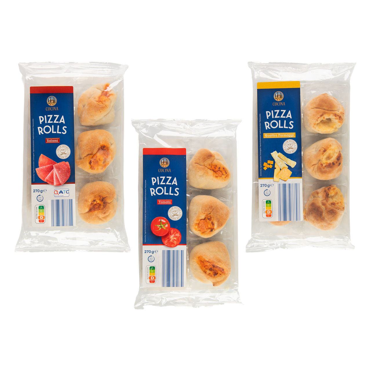 CUCINA Pizzabroodjes (2 x 270 g)