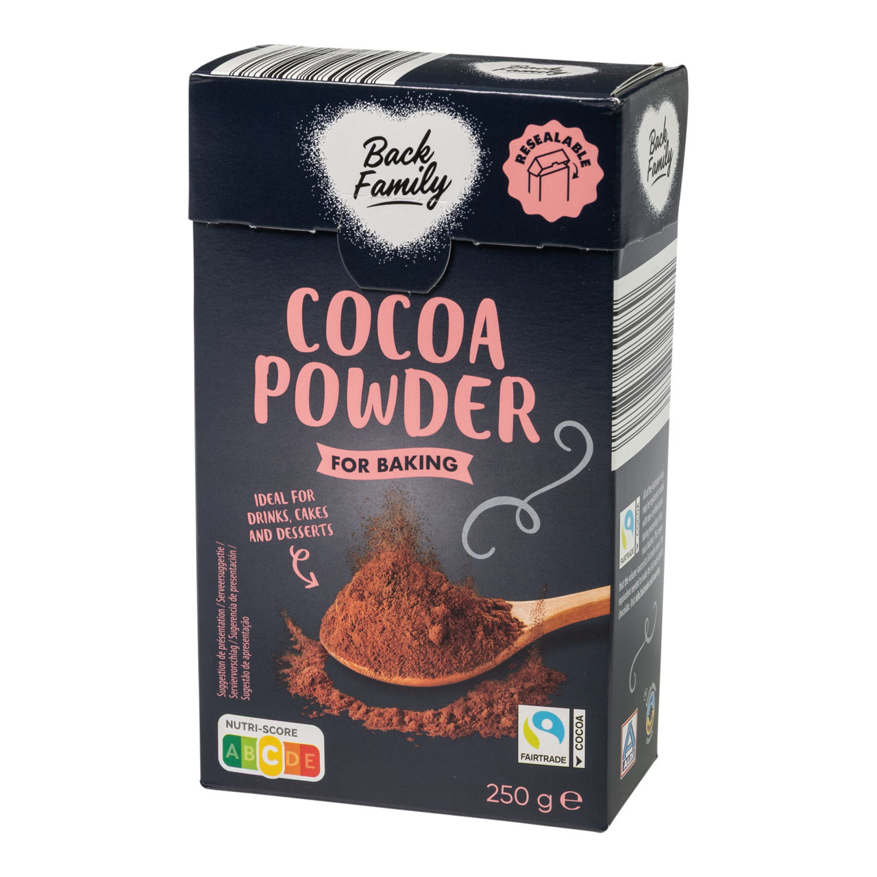 BACK FAMILY Cacaopoeder (250 g)