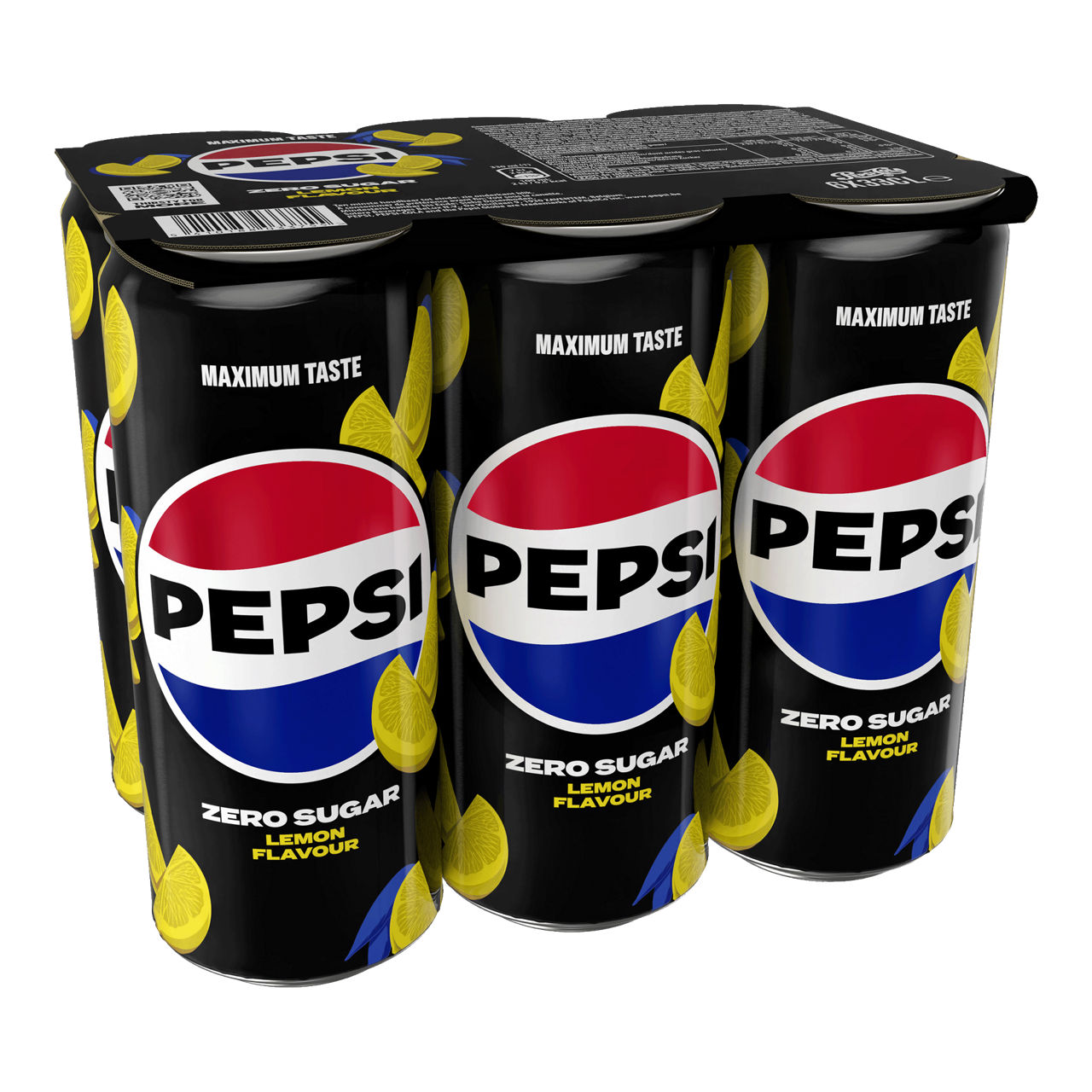 PEPSI Pepsi zero sugar lemon, 6 st. (6 x 33 cl)