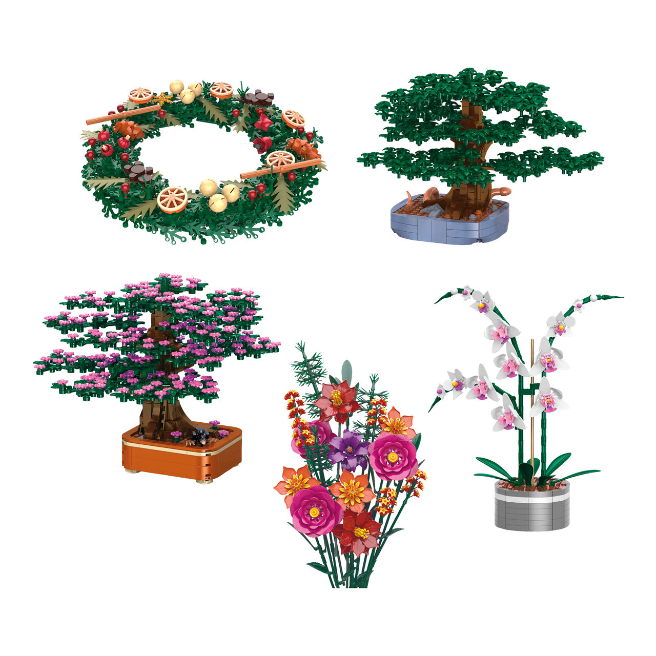 TOYLINO Bouwsteenset bloemen