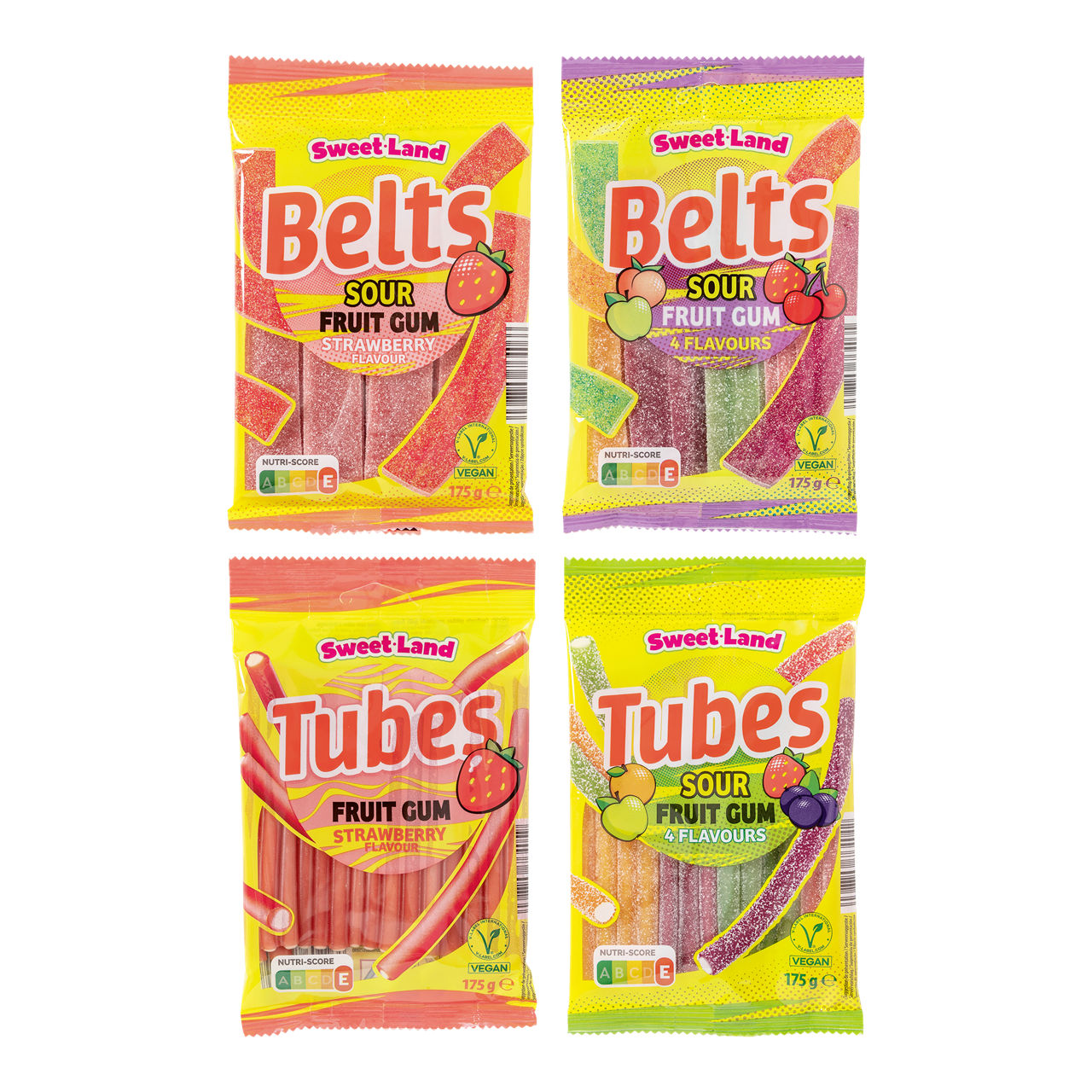 SWEETLAND Matten en staafjes (2 x 175 g)
