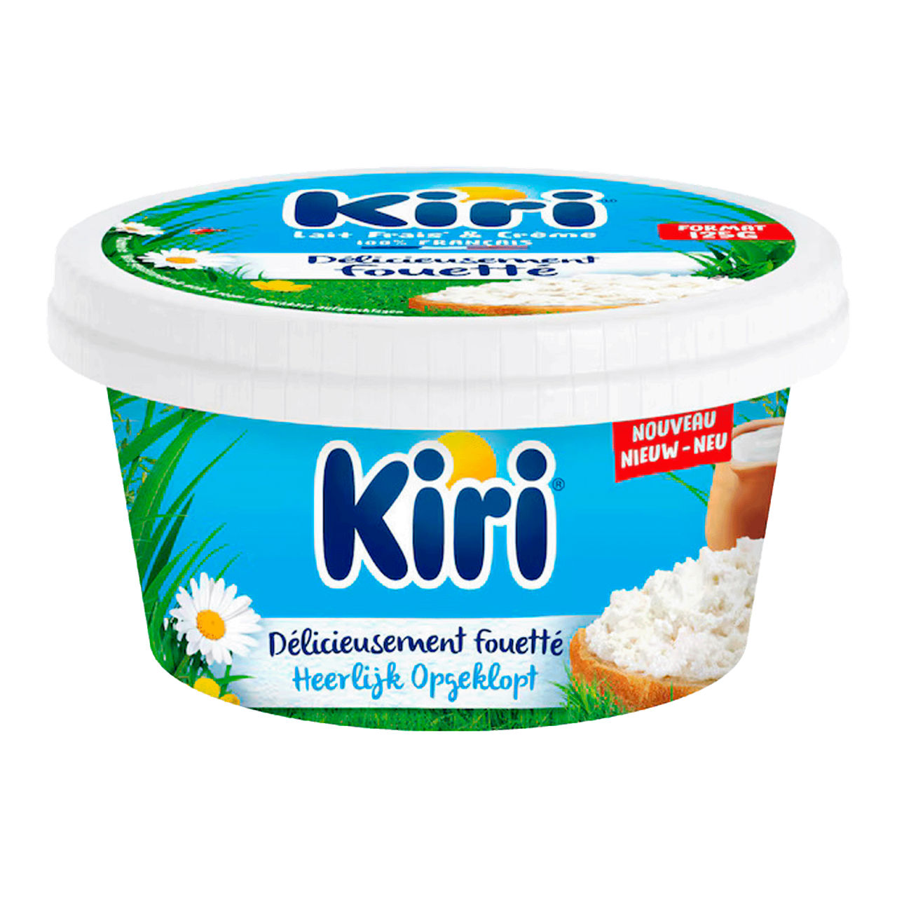 KIRI Opgeklopte roomkaas (3 x 125 g)
