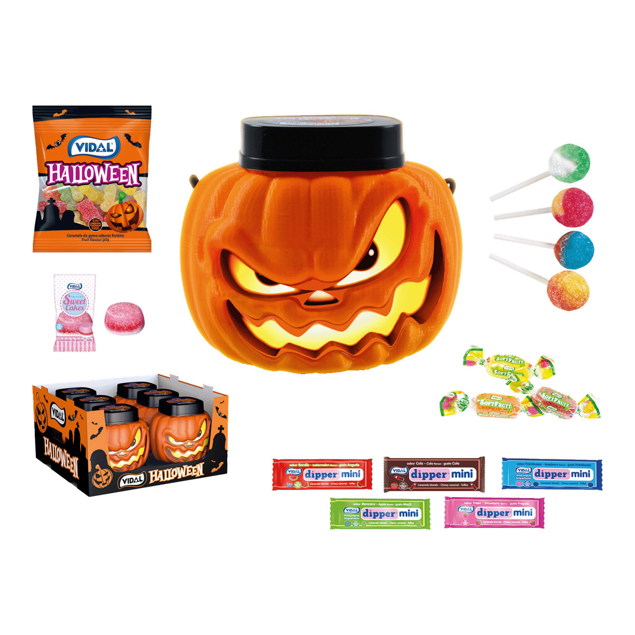 Vidal Halloweensnoeppompoen (200 g)