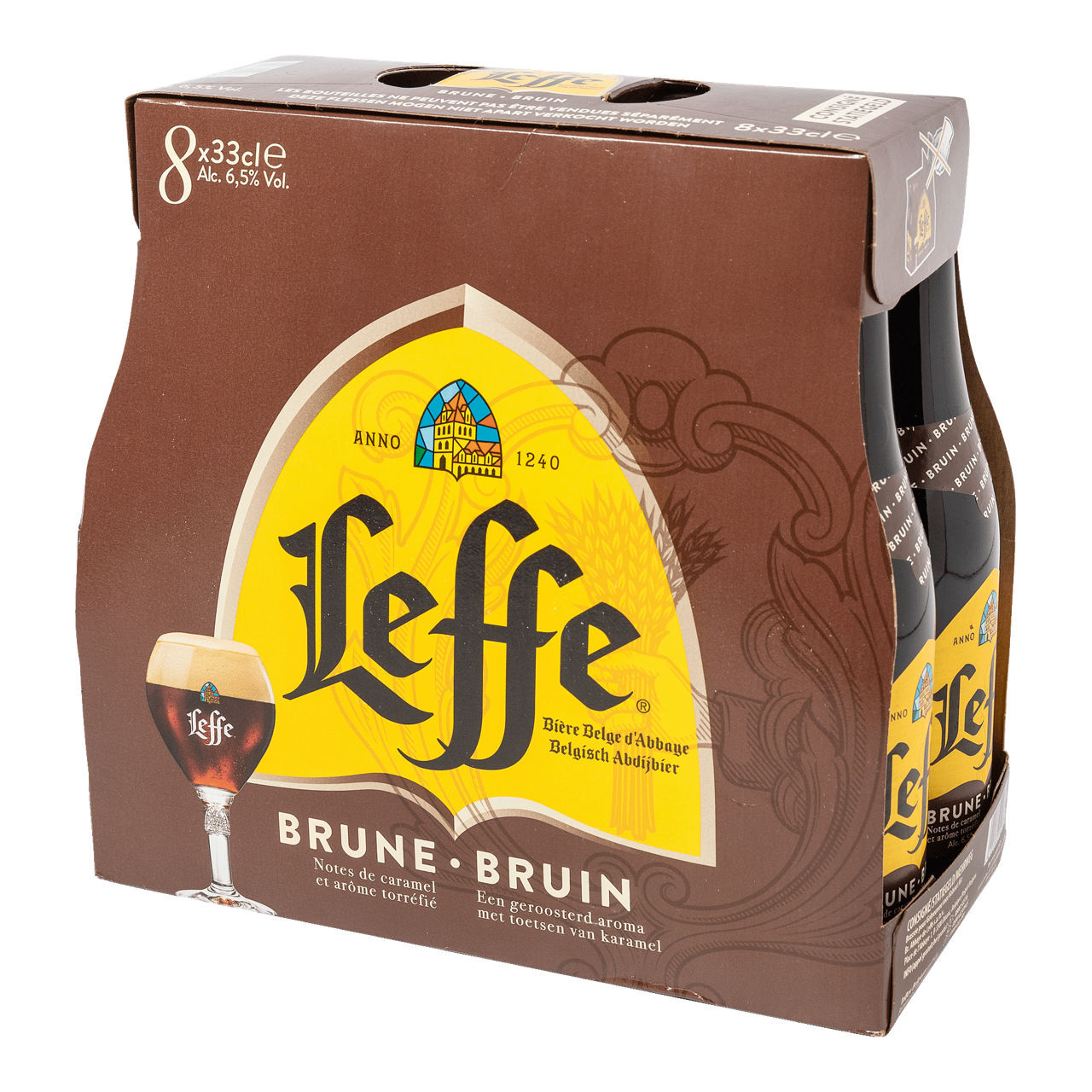 LEFFE® Bruin abdijbier, 8 st.