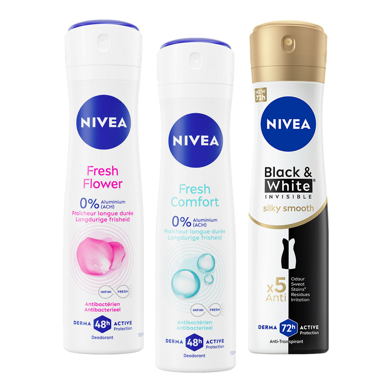 NIVEA Deodorant (3 x 150 ml)