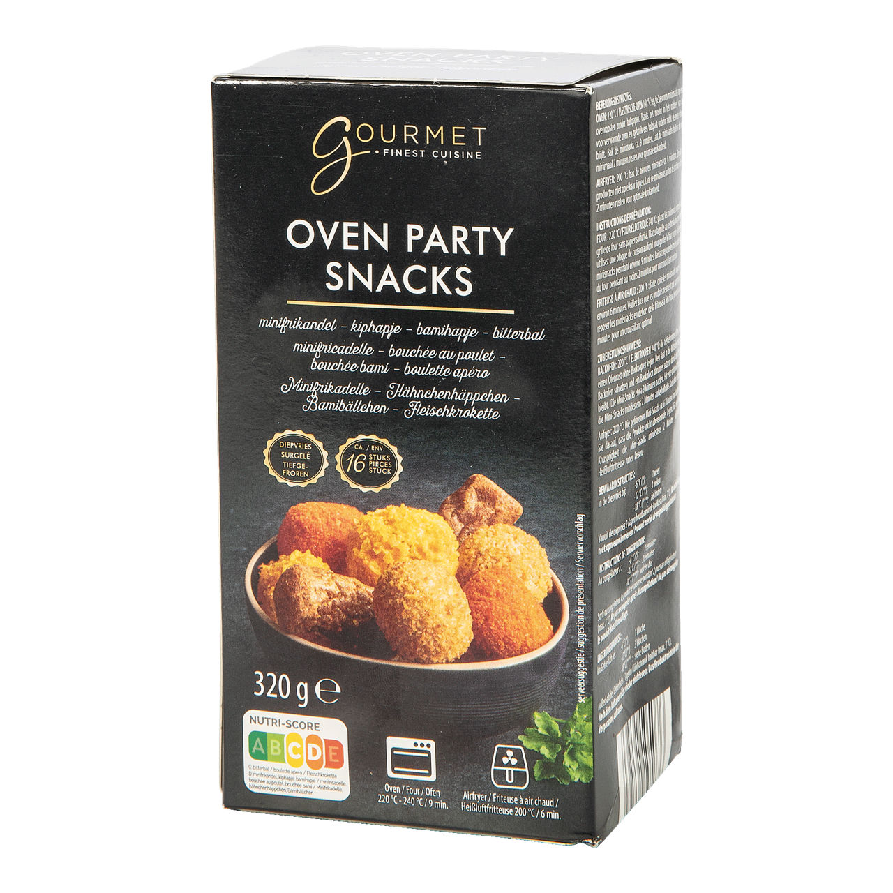 GOURMET FINEST CUISINE® Ovenpartysnacks, 16 st.