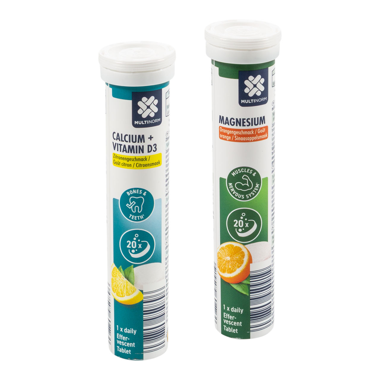 Multinorm Bruistabletten, 20 st. (2 x 20 st., per pak)