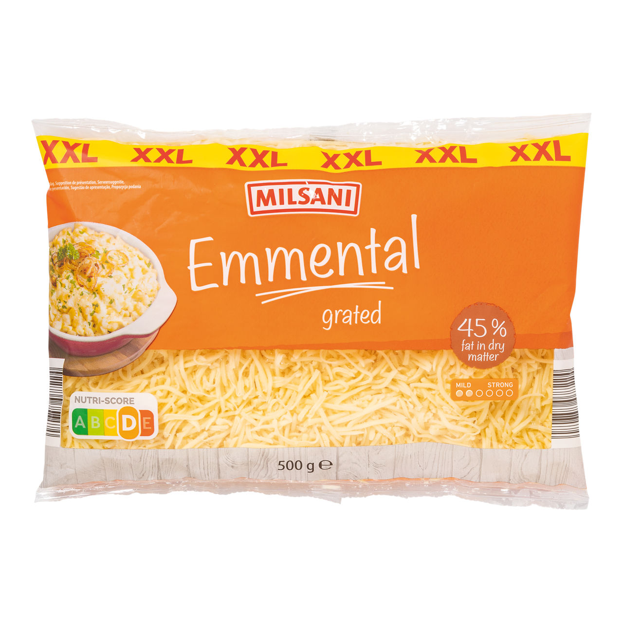 Geraspte emmental