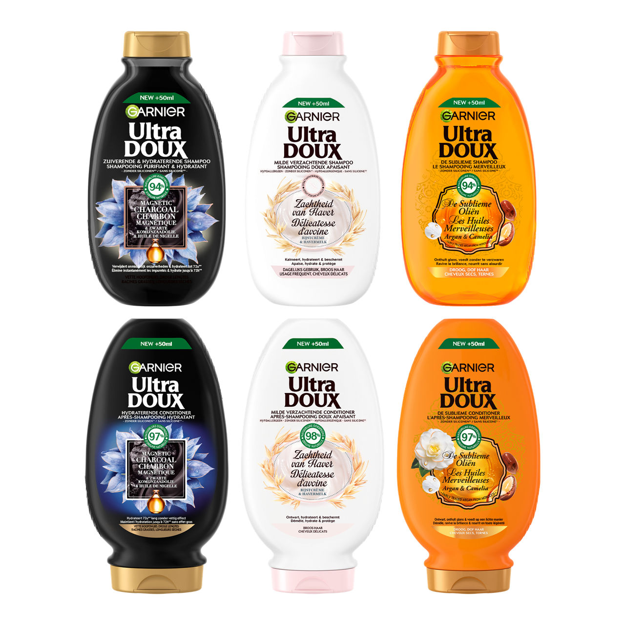 GARNIER ULTRA DOUX® Shampoo of conditioner