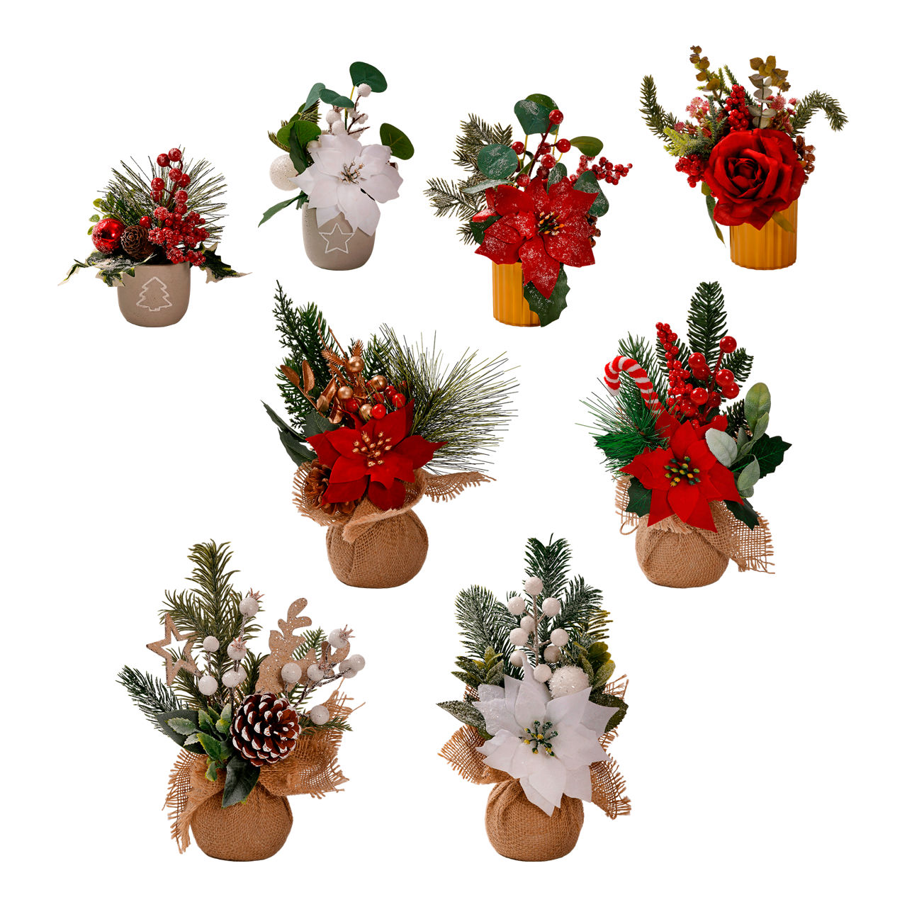 HOME CREATION Kerstkunstbloemen