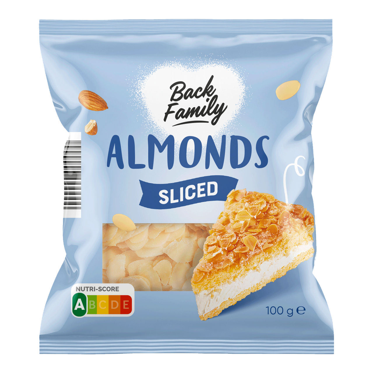 BACK FAMILY Amandelschilfers (100 g)