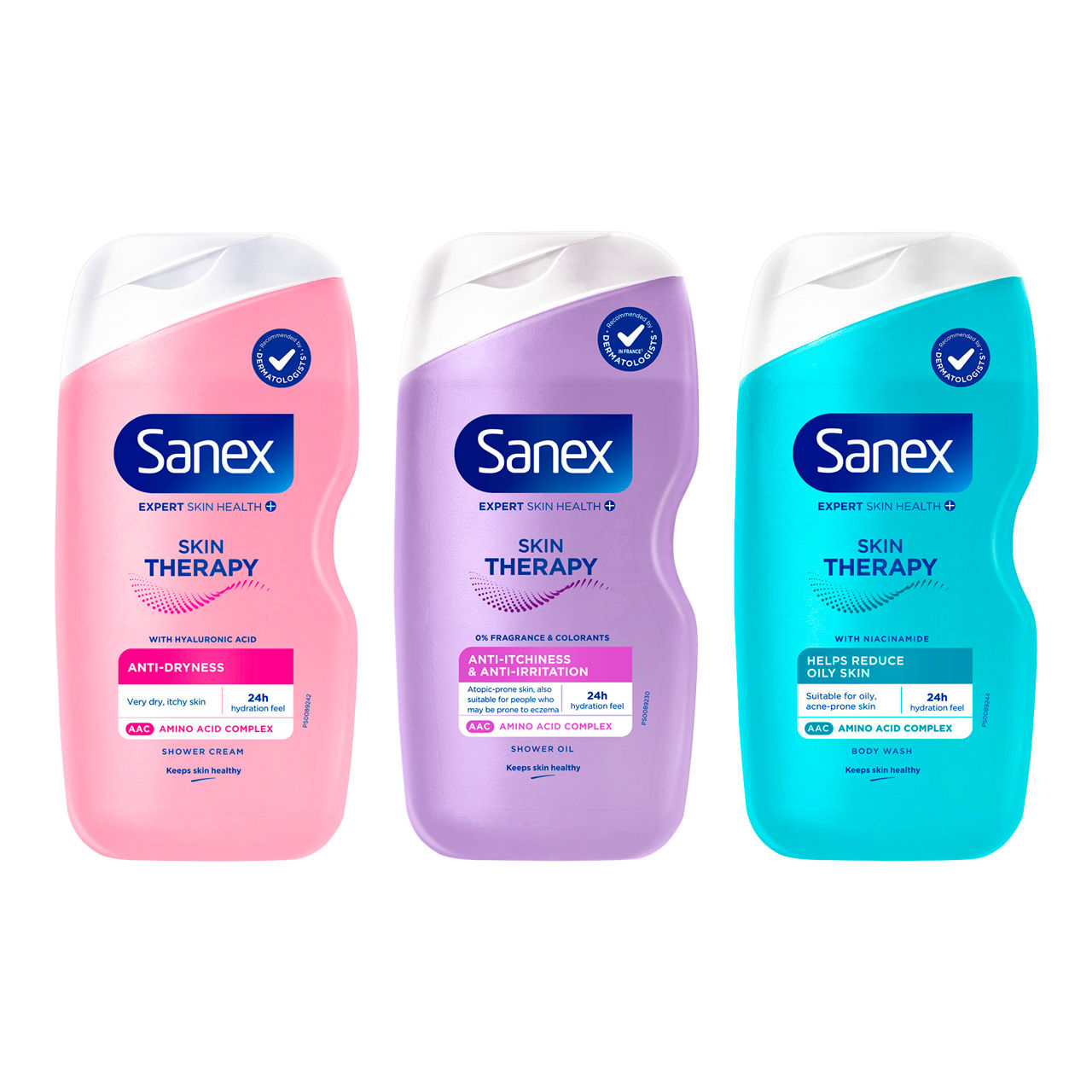 SANEX Douchegel skin therapy (2 x 450 ml)