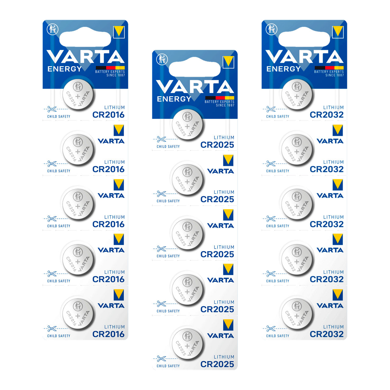 VARTA Knoopcelbatterijen, 5 st.