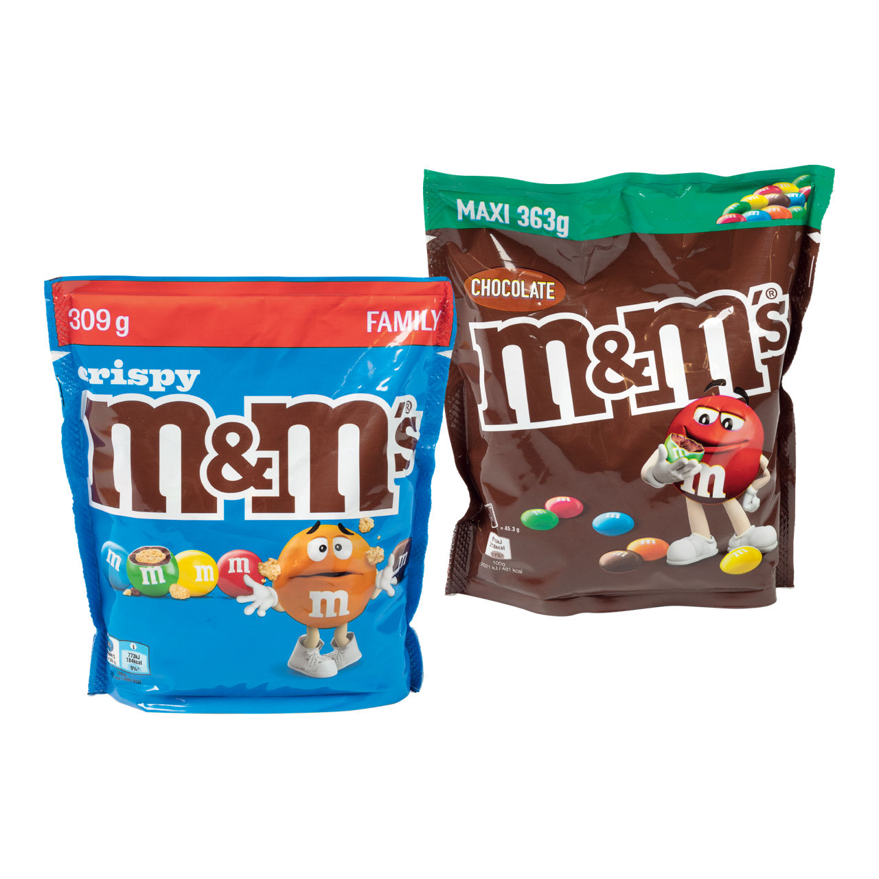 M&M'S M&M's crispy of choco (2 x 309 g/363 g)