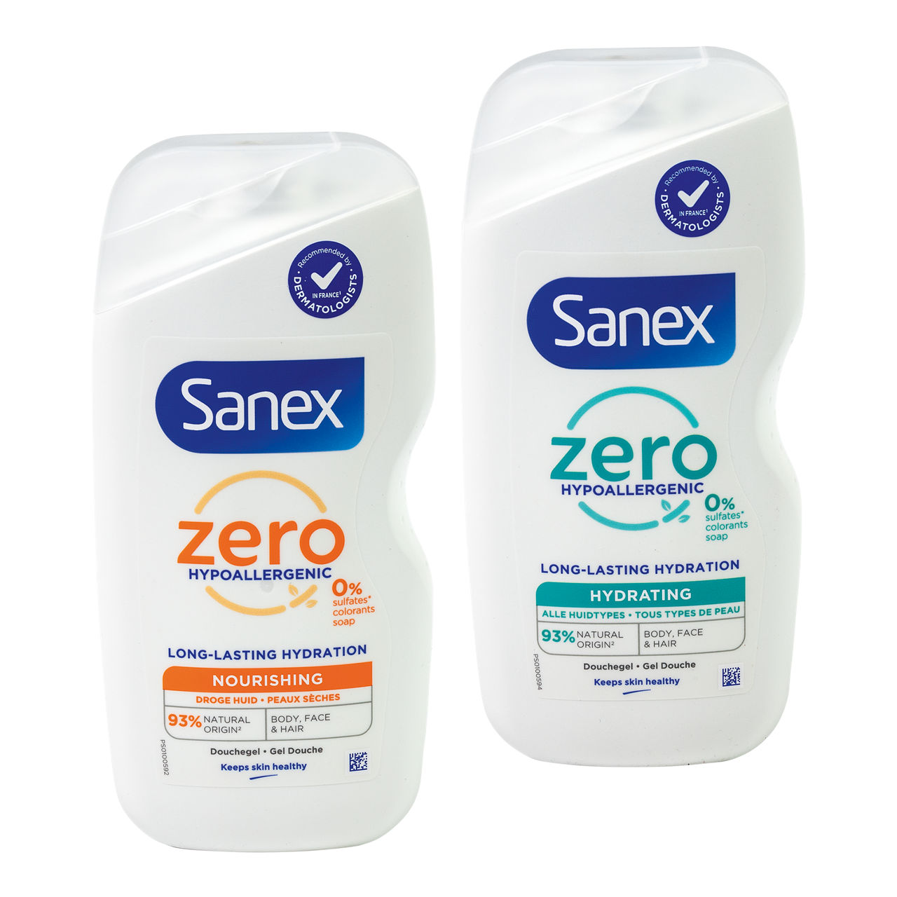 SANEX Hypoallergene douchegel (3 x 400 ml)