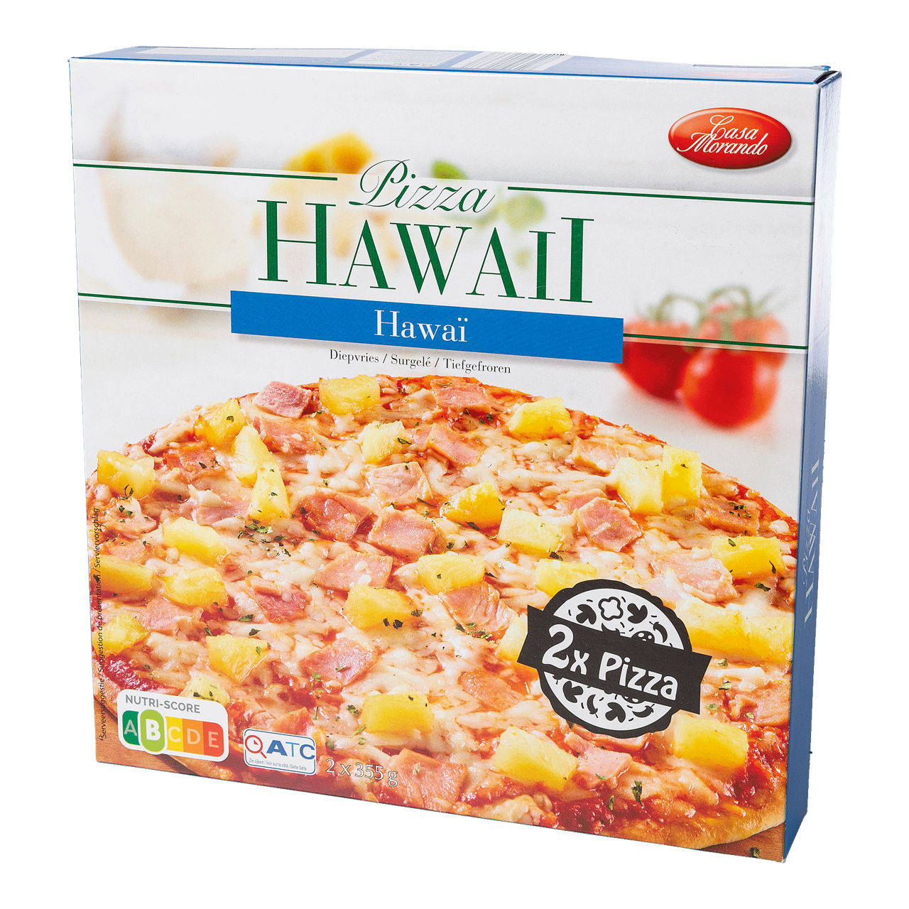 CASA MORANDO® Pizza Hawaï, 2 st.