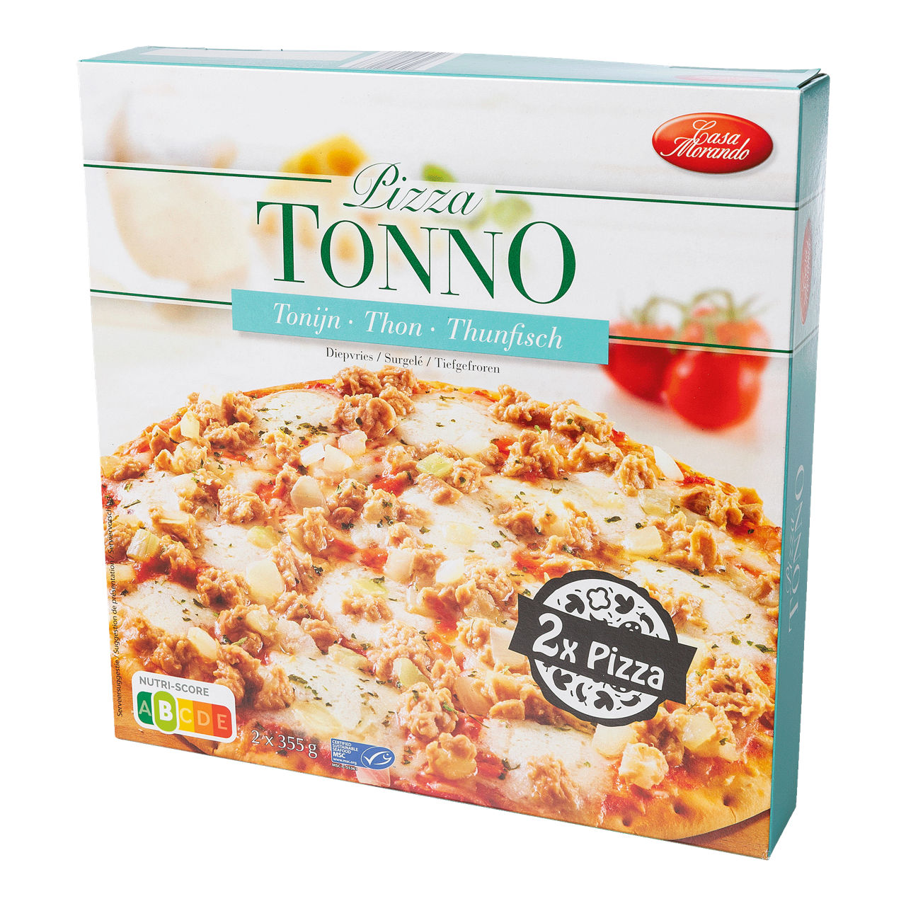 CASA MORANDO® Pizza tonno, 2 st.