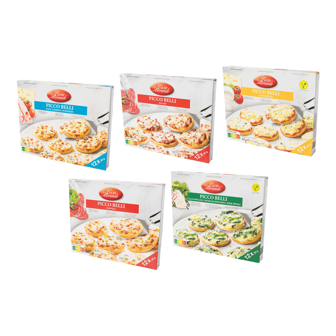 CASA MORANDO® Minipizza's, 12 st.