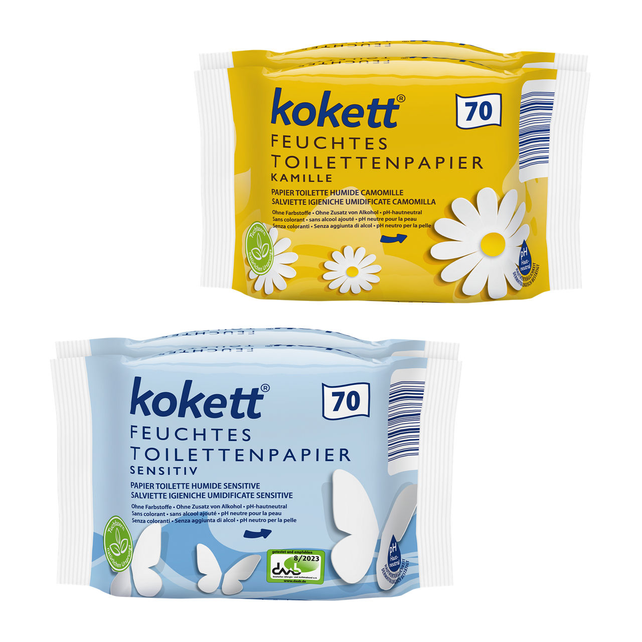 Feuchtes Toilettenpapier