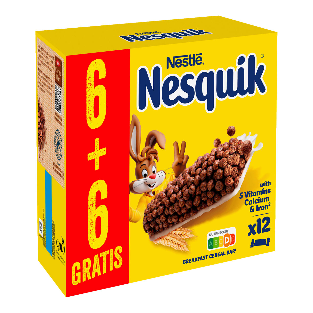 NESQUIK Graanrepen, 12 st. (12 x 25 g)