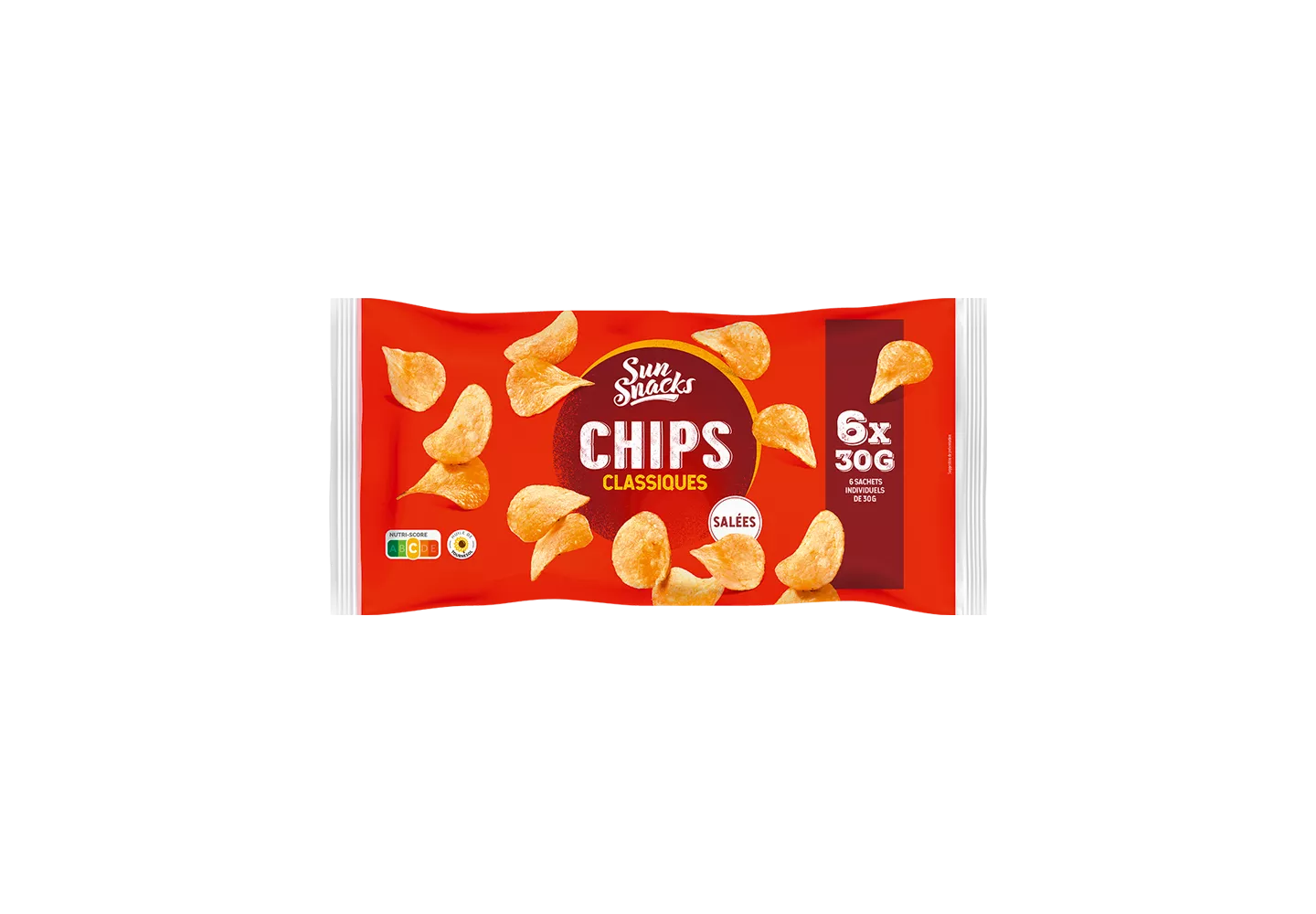 SUN SNACKS® Chips natures salées