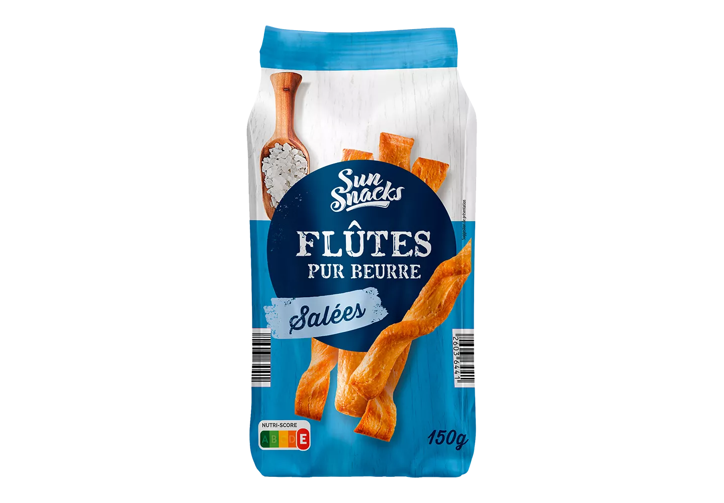 SUN SNACKS® Flûtes feuilletées pur beurre