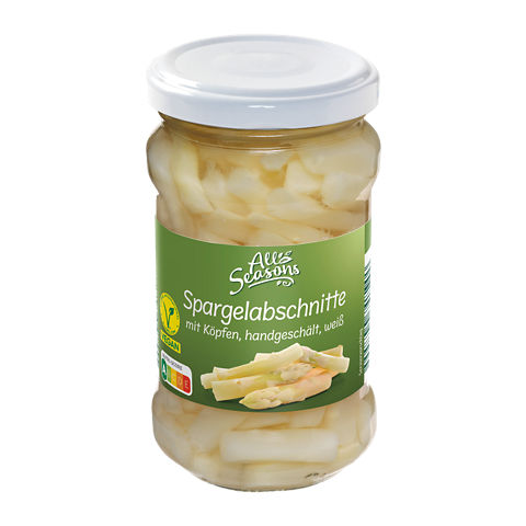 Spargelabschnitte