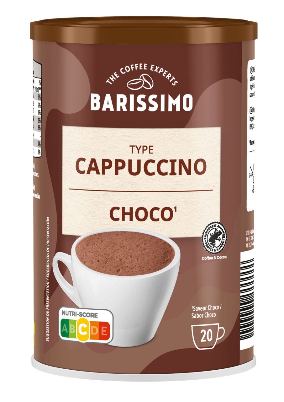 Café soluble cappuccino con cacao BARISSIMO
