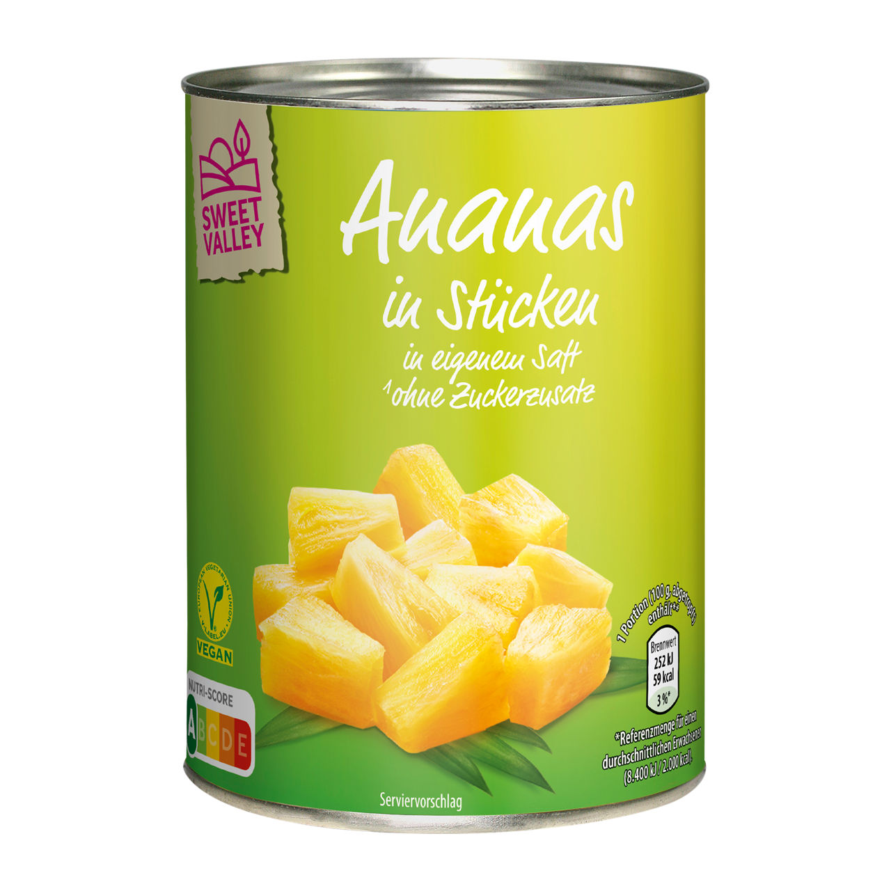 Ananas in Stücken