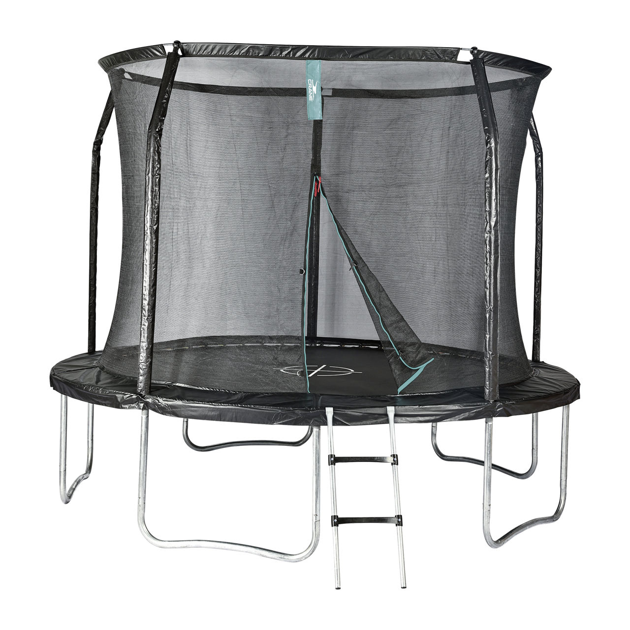  Trampolin mit Sicherheitsnetz